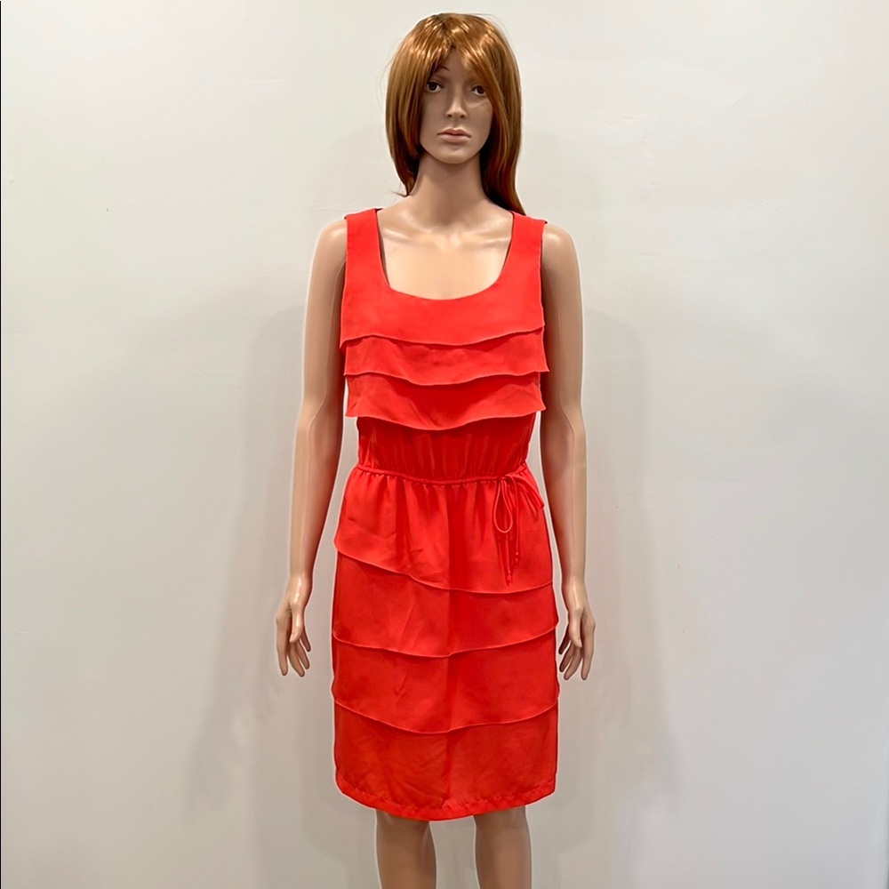 Elegant Red Sleeveless Dress